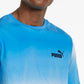 Puma Men's Fading Tie Dye T-Shirt Blue Size Medium