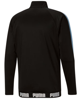 Puma Men's Speed Moisture Wicking Full Zip Logo Track Jacket Black Size Small