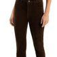 Tommy Hilfiger Women's Corduroy Skinny Ankle Pants Brown Size 14
