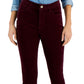 Tommy Hilfiger Women's Corduroy Skinny Ankle Pants Red