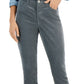 Tommy Hilfiger Women's Corduroy Skinny Ankle Pants Gray