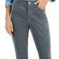 Tommy Hilfiger Women's Corduroy Skinny Ankle Pants Gray Size 12