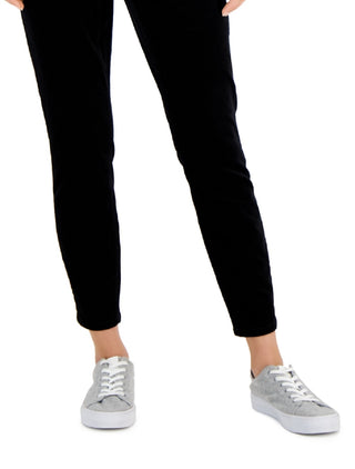 Tommy Hilfiger Women's Corduroy Skinny Ankle Pants Black Size 10