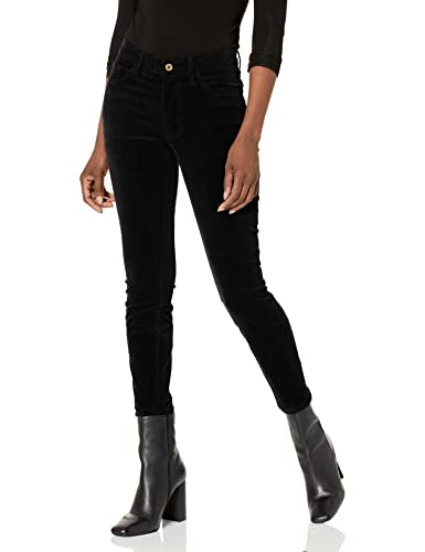 Tommy Hilfiger Women's Corduroy Skinny Ankle Pants Black Size 2