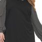 Tommy Hilfiger Women's Blouson Sleeve Collared Shift Dress Black Size 16W
