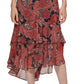 Tommy Hilfiger Women's Paisley Flutter Sleeve Dress Red Size 14