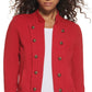 Tommy Hilfiger Women's Military Band Jacket Red Size Large