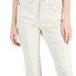 Tommy Hilfiger Women's Tribeca Raw Hem Front Seam Jeans White Size 14