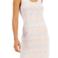 Tommy Hilfiger Women's Cotton Striped Sleeveless Dress Brown Size X Small