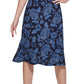 Tommy Hilfiger Women's Zeghora Floral Midi Dress Blue Size 14