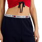 Tommy Jeans Women's Ruched Bandeau Top Red Size Small