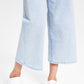 Tommy Jeans Women's High Rise Cropped Wide Leg Jeans Blue