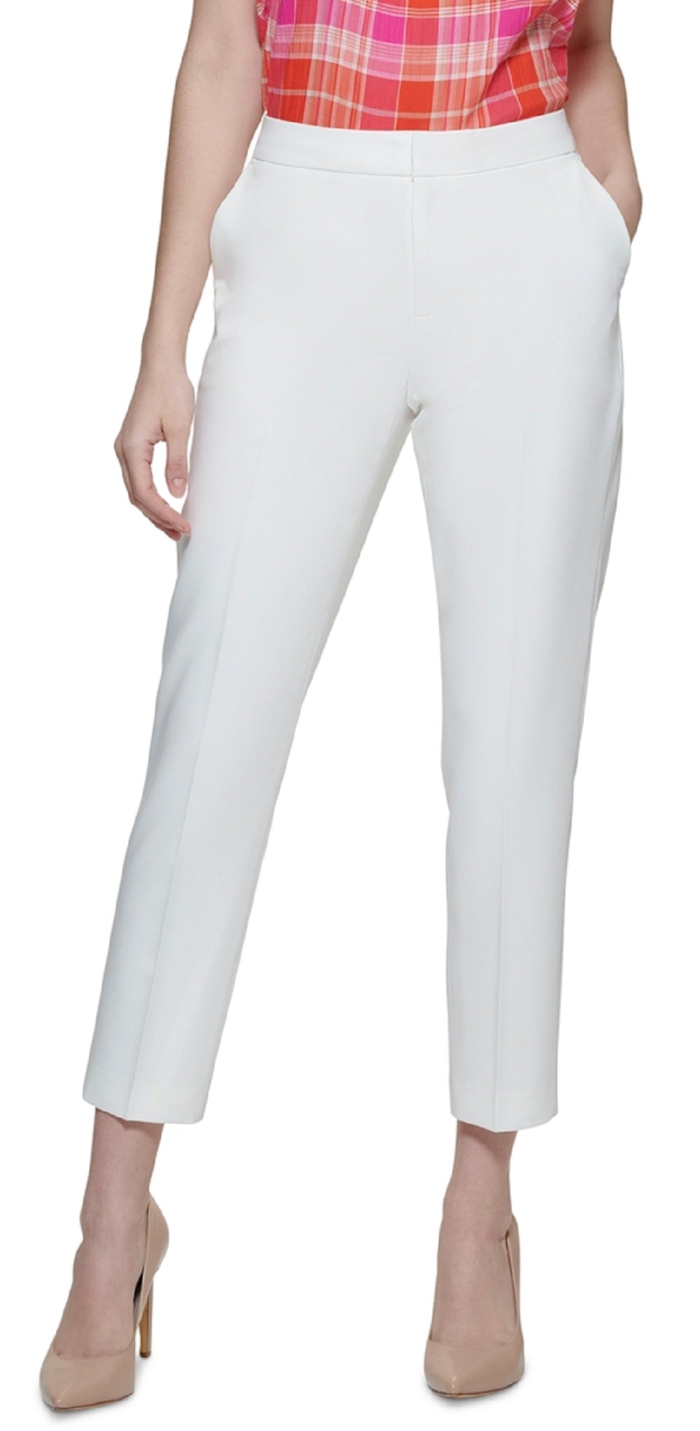 Tommy Hilfiger Women's Sloane Ankle Pants White