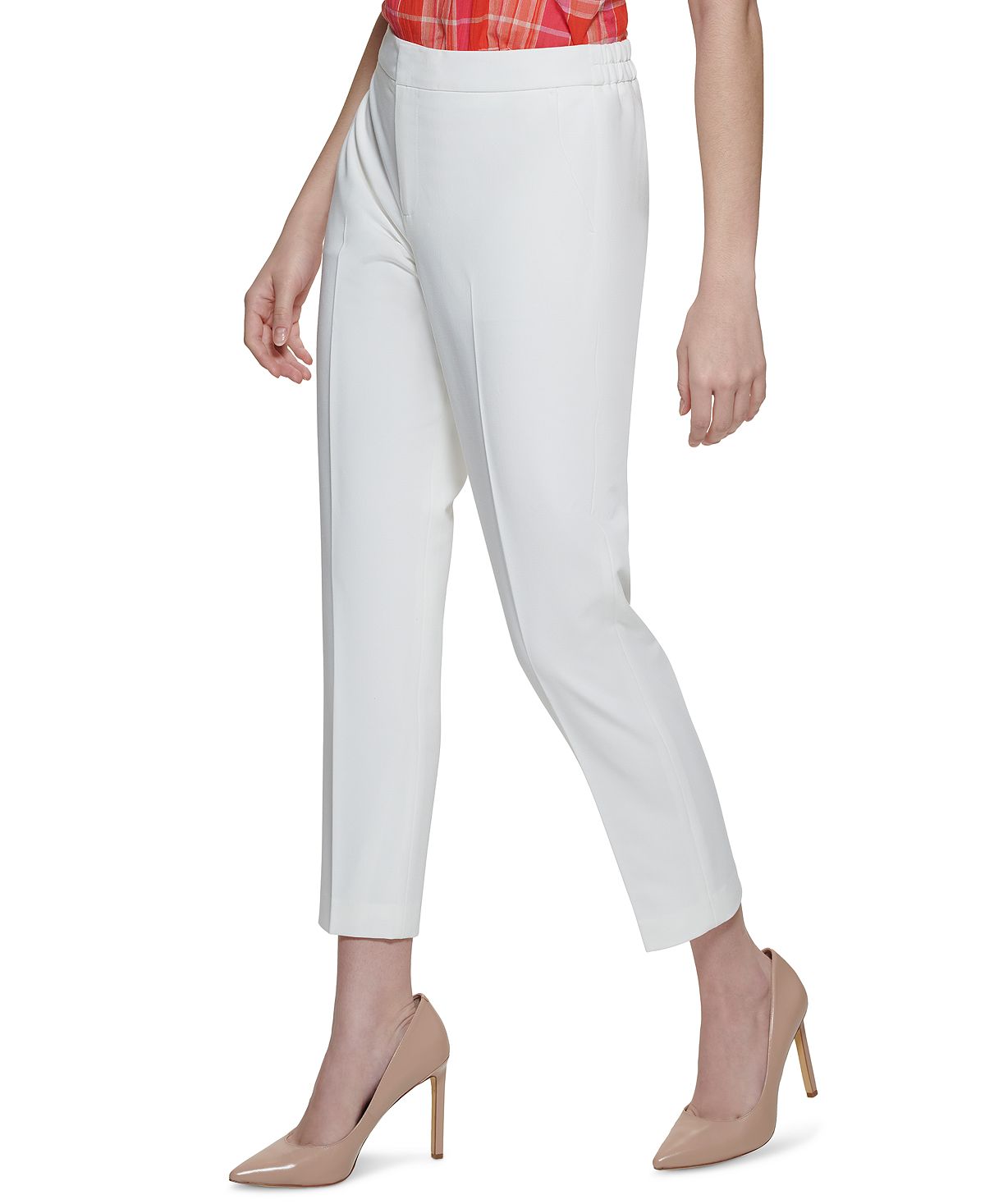 Tommy Hilfiger Women's Sloane Ankle Pants White