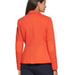 Tommy Hilfiger Women's Roll-Tab Piquba Blazer Orange Size 16