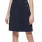 Tommy Hilfiger Women's Belted Sheath Dress Blue Size 8Petite