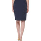 Tommy Hilfiger Women's Sailor Button Pencil Skirt Blue Size 10