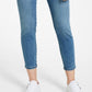 Tommy Jeans Women's Mid Rise Ankle Jeans Blue Size 30