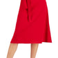 Tommy Hilfiger Women's Short Sleeve Flare Polo Dress Red Size Medium