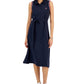 Tommy Hilfiger Women's Short Sleeve Flare Polo Dress Blue Size Medium