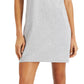 Tommy Hilfiger Women's Colorblocked Heart T-Shirt Dress Gray Size XX-Large