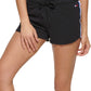 Tommy Hilfiger Women's Sport Logo Terry Shorts Black Size Medium