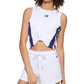 Tommy Hilfiger Women's Cropped Twist Hem Tank Top White Size XX-Large