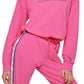Tommy Hilfiger Women's Cutout Sweatshirt Pink Size Medium