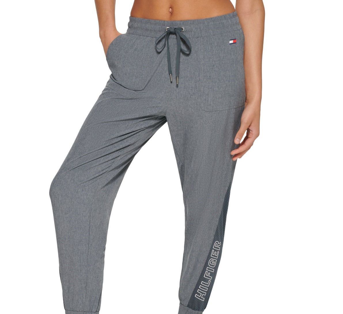 Tommy Hilfiger Women's Joggers Gray Size Medium