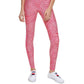 Tommy Hilfiger Women's Printed High Rise Leggings Pink Size Small