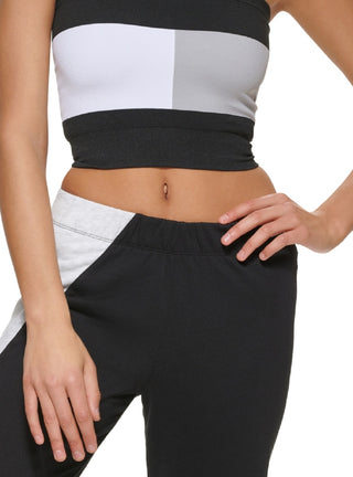 Tommy Hilfiger Women's Sport Logo Flag Seamless Top Gray Size Small