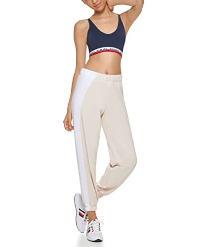 Tommy Hilfiger Women's Relaxed Fit Jogger Pants Gray Size Large