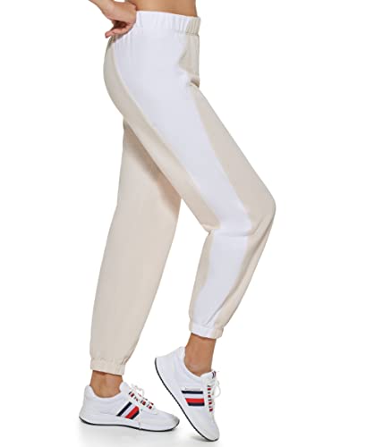 Tommy Hilfiger Women's Relaxed Fit Jogger Pants Gray Size Large