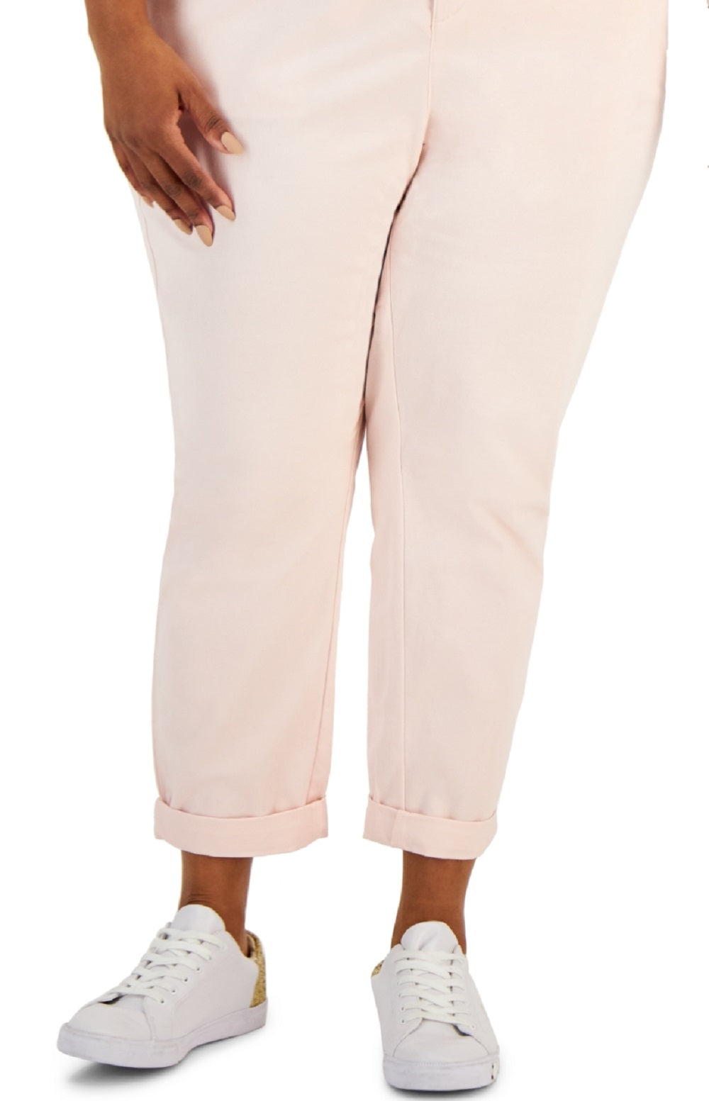 Tommy Hilfiger Women's Th Flex Chino Pants Pink Size 22W