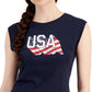 Tommy Hilfiger Women's Americana Tank Top Blue Size X-Small