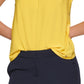 Tommy Hilfiger Women's Knot Neck Top Yellow Size Small