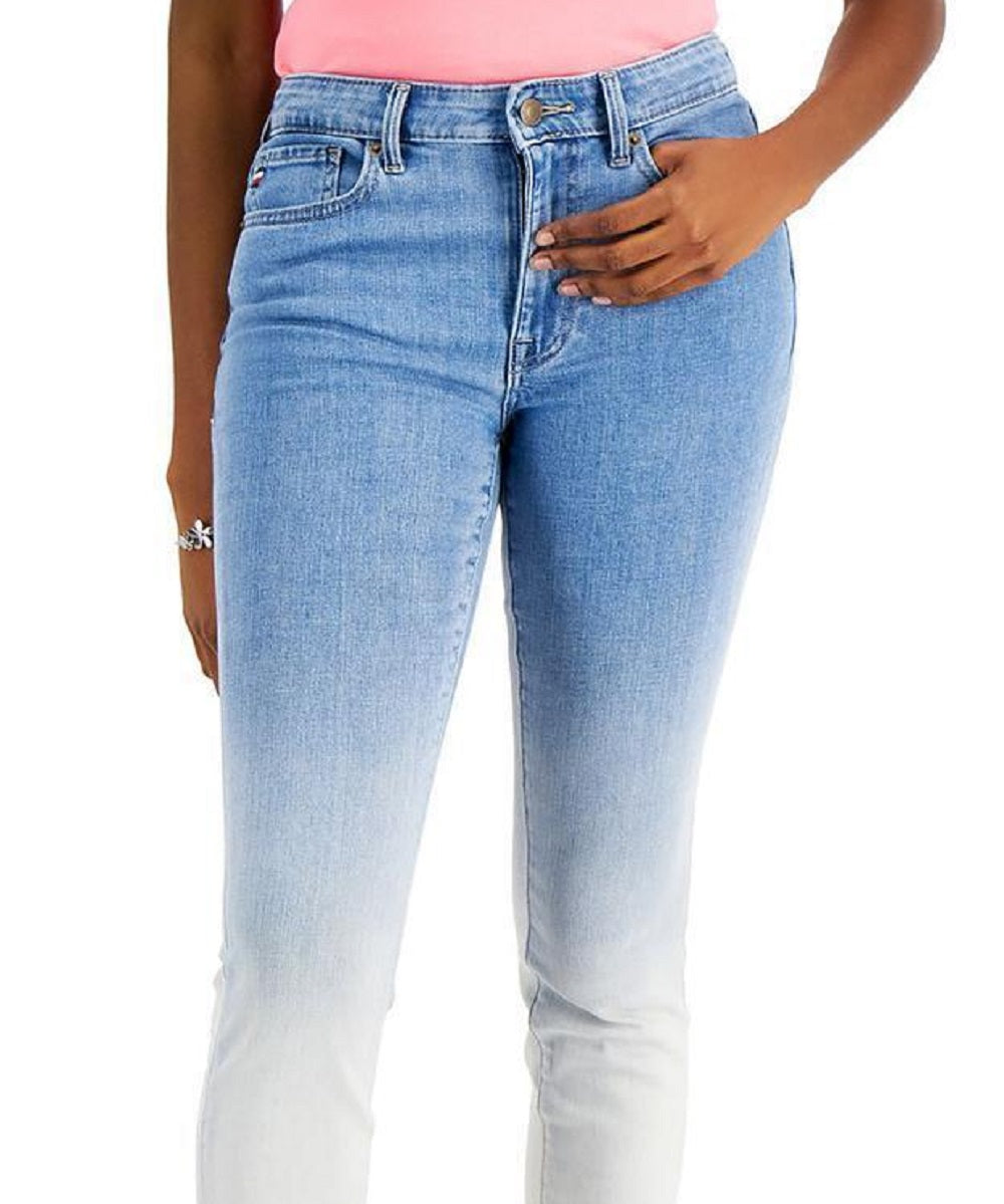 Tommy Hilfiger Women's Denim High Rise Skinny Jeans Blue Size 16