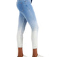 Tommy Hilfiger Women's Tribeca Th Flex Dip Dye Skinny Jeans Blue Size 12