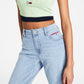 Tommy Jeans Women's Color Block Bandeau Top Green Size Large