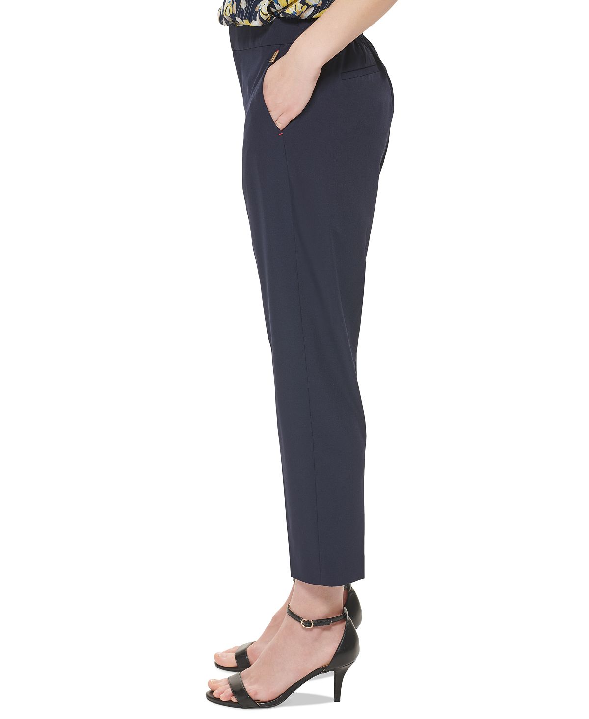 Tommy Hilfiger Women's Sloane Ankle Pants Blue Size 14