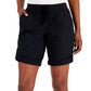Tommy Hilfiger Women's Solid Rolled Cuff Utility Shorts Black Size Large