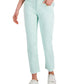 Tommy Hilfiger Women's Tribeca Th Flex Straight Leg Raw Hem Jeans Blue Size 8