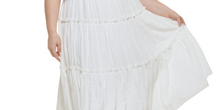 Tommy Hilfiger Women's Off The Shoulder Dress White Size Petite Small