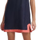 Tommy Hilfiger Women's Colorblocked Shift Dress Blue Size 10 Petite