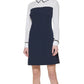Tommy Hilfiger Women's Collared Sheath Dress Blue Size 4