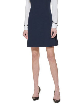 Tommy Hilfiger Women's Collared Sheath Dress Blue Size 4