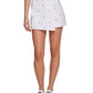 Tommy Hilfiger Women's Heart Print Skort White Size 4
