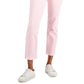 Tommy Hilfiger Women's Tribeca Th Flex Straight Leg Raw Hem Jeans Pink Size 8