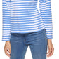 Tommy Hilfiger Women's Cotton Square Neck Top Blue Size Small