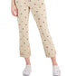 Tommy Hilfiger Women's Th Flex Hampton Logo Print Chino Pants Brown